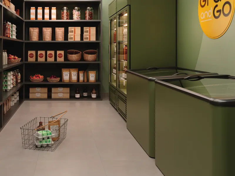 Grab and Go, minimercado dentro do Grand Quartier Rio2